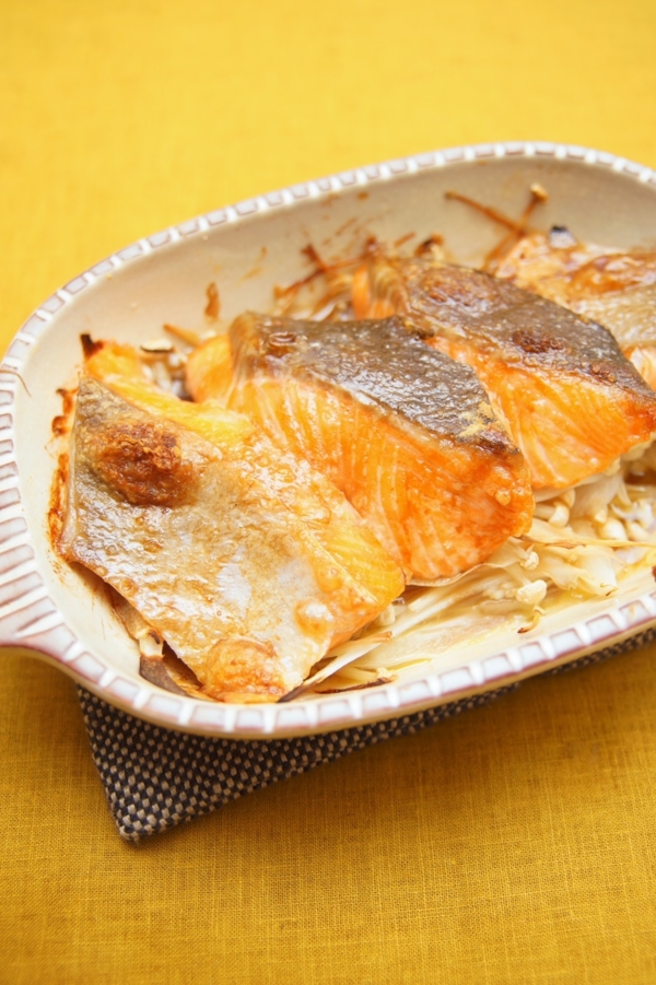 鮭のバター焼き　ポン酢醤油の画像