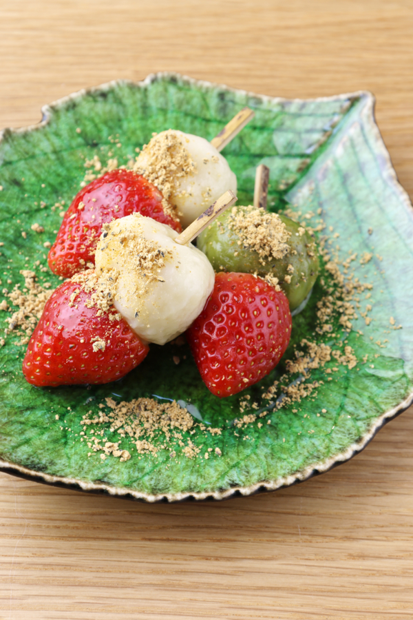 お豆腐抹茶白玉団子　きなこの画像