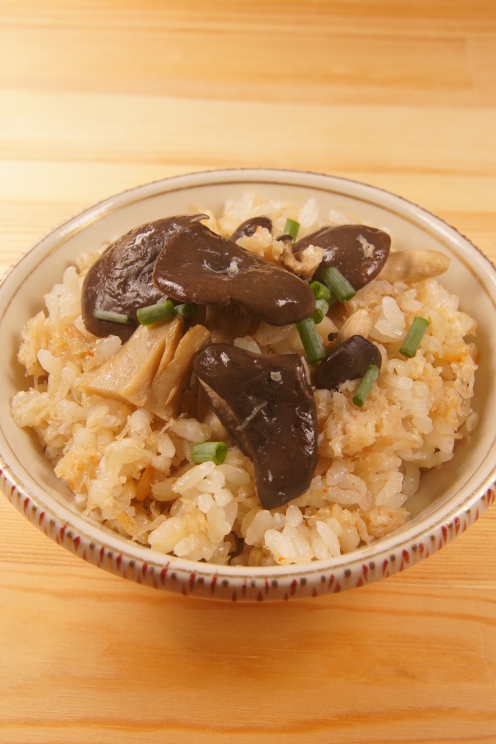 蟹缶の炊き込みごはんの画像